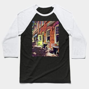 Corning NY - Restaurant with Open Door Baseball T-Shirt